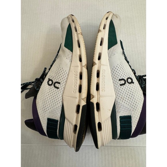 On Cloud Running Cloudnova Womens Shoe White 26.99811 Low Top Color Block Mesh 7 - Picture 9 of 10